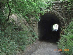 Twyngwyn Colliery tramway tunnel under GWR TVER, Newbridge, June 2008